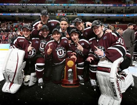 Union Wins First Ncaa Mens Ice Hockey Title Cnbnews