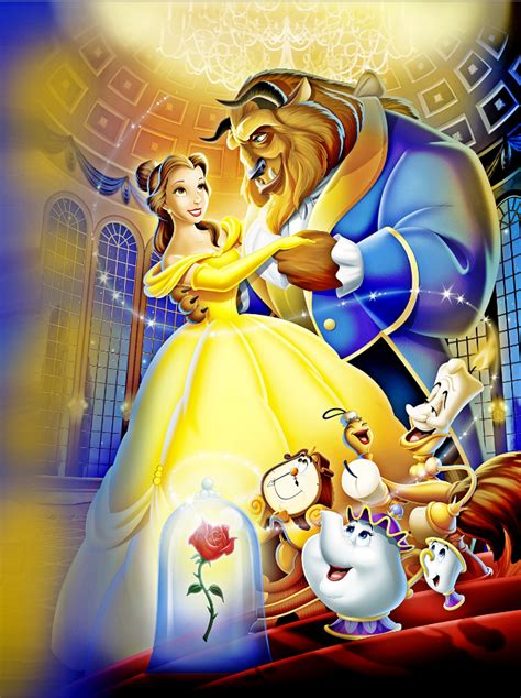 Beauty And The Beast Backdrop Twins Print