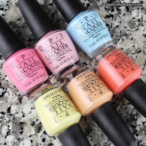 Opi Retro Summer 2016 Collection Swatches Swatch And Learn