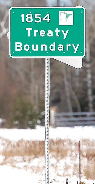 New Highway Signs Bring Visibility To 1854 Treaty Lands The Timberjay