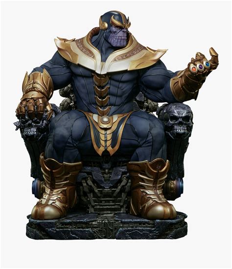 Sideshow Thanos On Throne Thanos Png Free Transparent Clipart