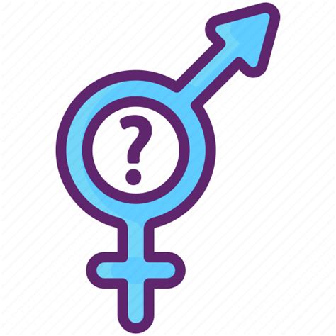 Confused Gender Identity Questioning Icon Download On Iconfinder