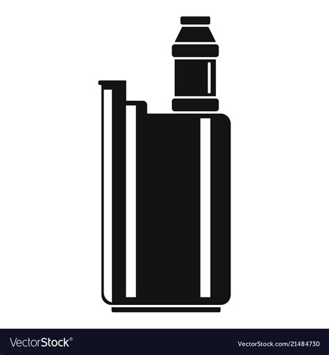 Vape Box Icon Simple Style Royalty Free Vector Image