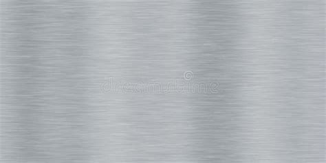 Aluminum Brushed Metal Seamless Background Textures Stock Illustration