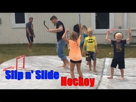 Slip N Slide Hockey Youtube