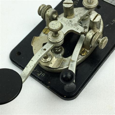 Lot Vintage J Morse Code Telegraph Key Amateur Ham Radio C L T B