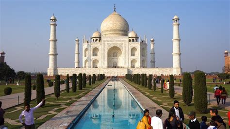 Taj Mahal Agra India In 4k Ultra Hd Youtube