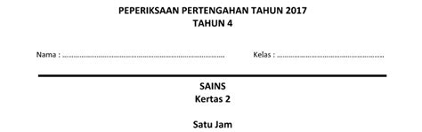 Question 1 1(a) (i) write 82 319 in words tulis 82 319 dalam perkataan. KOLEKSI SOALAN SAINS PEPERIKSAAN PERTENGAHAN TAHUN 4