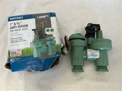 Orbit 57065 Heavy Duty 34 Inch Anti Siphon Automatic Sprinkler Valve