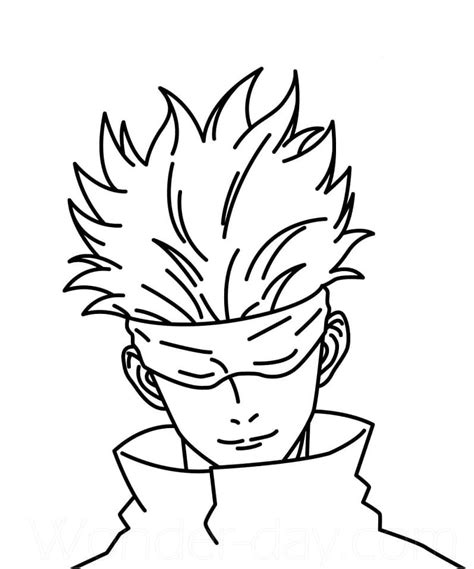 Jujutsu Kaisen 1 Coloring Page - Free Printable Coloring Pages for Kids