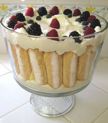 The process of making ladyfingers is that of adding air into eggs. Berry Trifle | Trifle recipe, Dessert recipes, Berry trifle