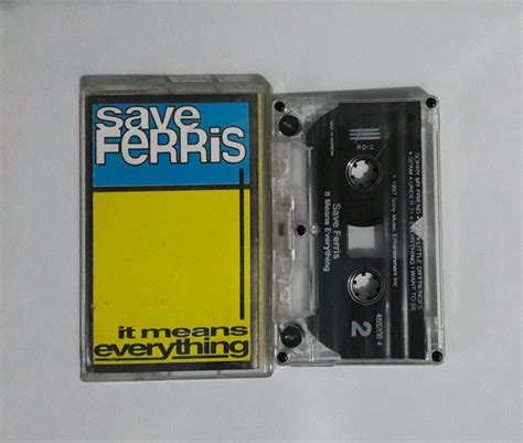 Save Ferris It Means Everything 1997 Cassette Discogs