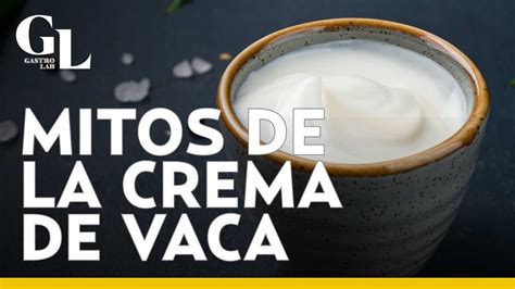 La crema de vaca es un lácteo sin proteínas ni nutrientes No aporta