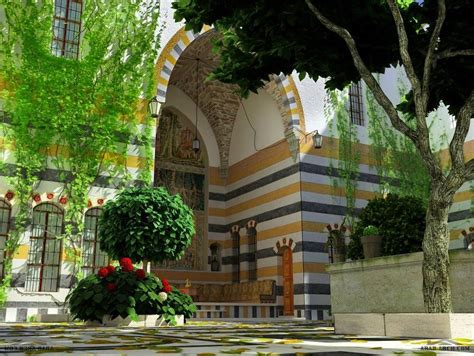 رسومات بيت دمشقي قديم » arab arch