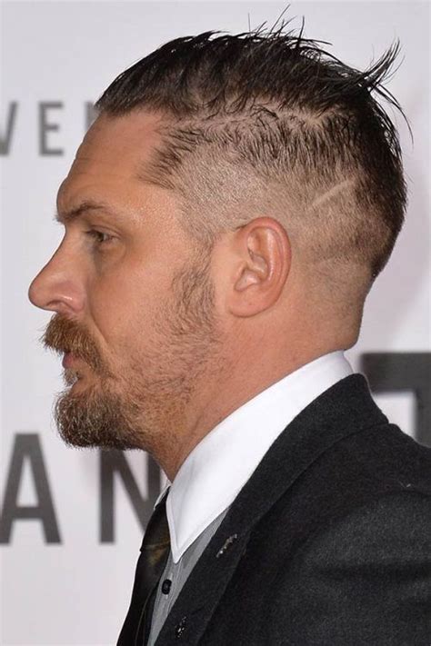 In order to achieve this look, cut the perimeter of the hair low while leaving the crown area relatively. The Inspirational Gallery Of The Best Tom Hardy Haircut Styles