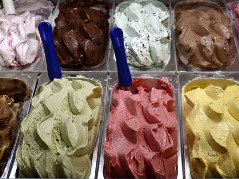Ice Cream Gelato Flavors
