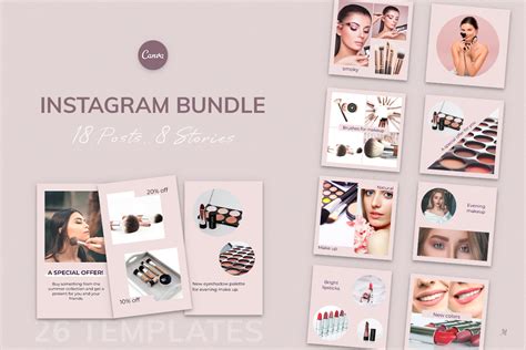 Instagram Bundle Universal Beauty Canva Afbeelding Door Milagromst