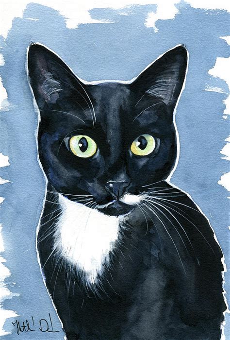 Turhapuro Tuxedo Cat Painting Painting By Dora Hathazi Mendes Pixels
