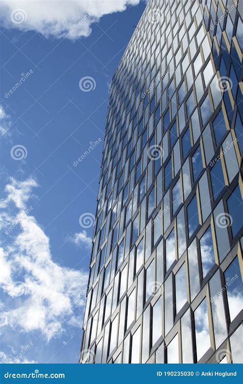 Reflection Of The Sky In High Rise Building Stock Photo Image Of