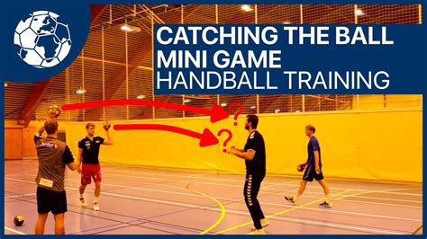 Catching The Handball Pivot Game Lineplayer Training Nøtterøy