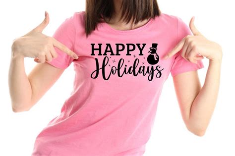 Happy Holidayssvg Vector Design Graphic By Uttam Das · Creative Fabrica