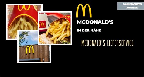 McDonalds in der Nähe Eine bequeme Option für Fast Food