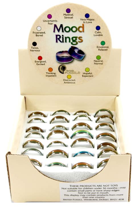Mood Rings Display Of 48 Science And Nature New Zealand