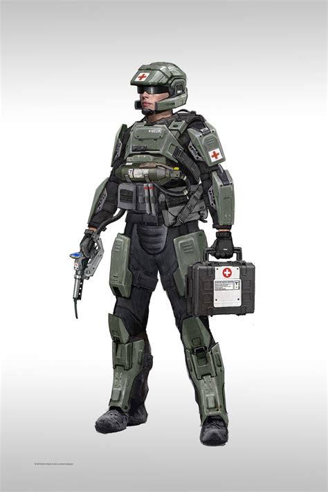 Bruce Yu On Twitter Halo Marine Redesign Medic Halo Haloinfinite