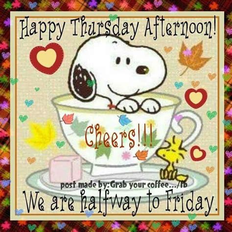 Happy Thursday Snoopy Images