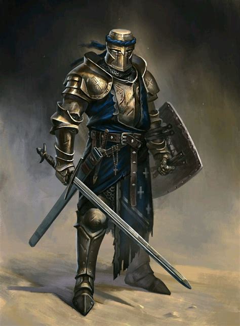 M Fighter Plate Armor Helm Shield Cloak Sword Midlvl Fantasy Armor