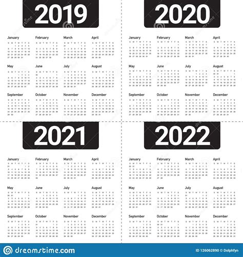 Free Printable Calendar For 2019 2020 2021