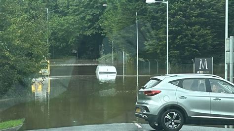 Heavy Rain Causes Flooding And Road Closures Across Wales Itv News Wales