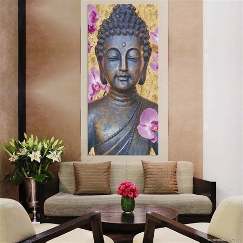 Abstract Art Large Modern Oil Painting On Canvas Home Wall Decor Buddha