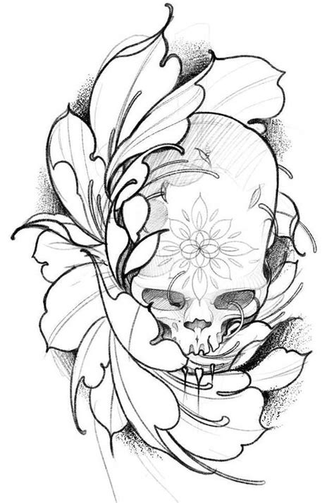 Sketches Of Tattoos For Your Ody Skull Tattoo Design Sketches Skull