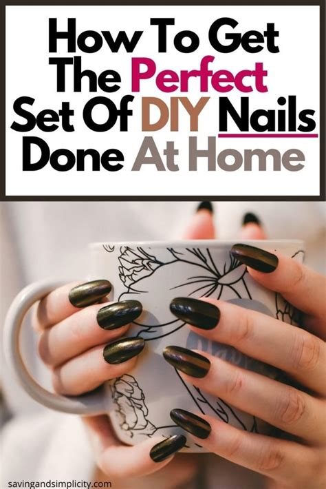 How To Get The Perfect Diy Manicure At Home On A Budget Saving