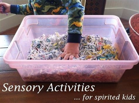 Sensory Activities For Kids Easy Sensory Activities With Materials
