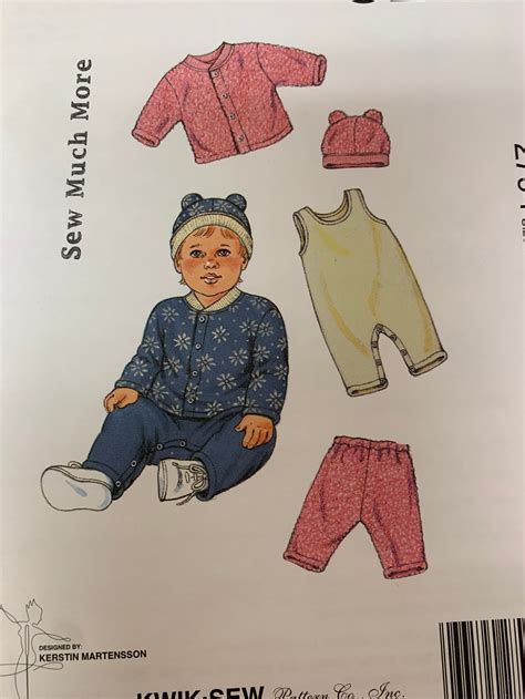 Kwik Sewing Pattern 2794 Cut Size Xs Xl Baby Jacket Pants Etsy