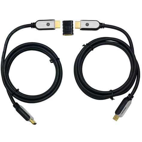 Ge Ft Hdmi Cables With Extension Adapter Black Pack