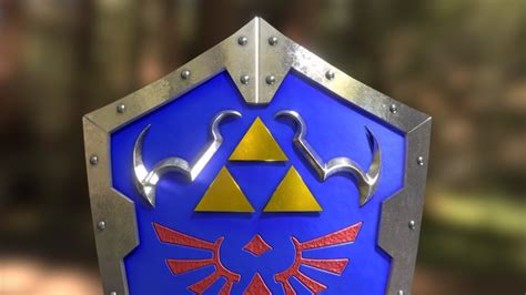 Zelda Remastered Ocarina Of Time Hyrule Shield Model Free