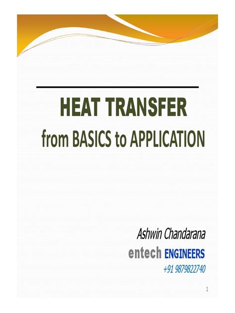 Heat Transfer Basics Pdf Heat Transfer Heat Exchanger