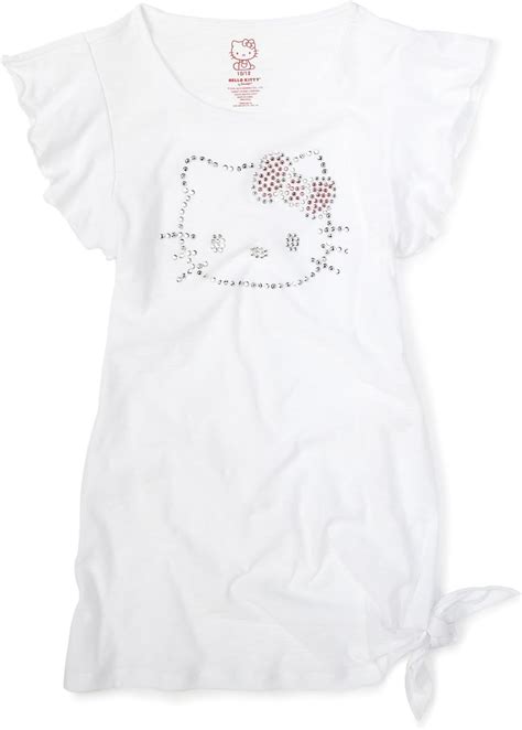 Hello Kitty Big Girls Flutter Sleeve T Shirt Cover Up