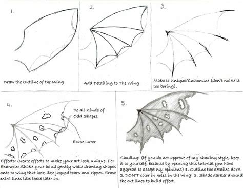 How To Draw Dragondemon Wings Text How To Draw Manga