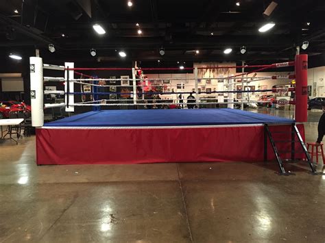 Pro Official Boxing Ring W Wood 14x14 Pro Boxing Equipment Made