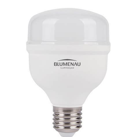 Lâmpada Led Bivolt T70 20w Luz Branca 6500k E27 Blumenau 03206016