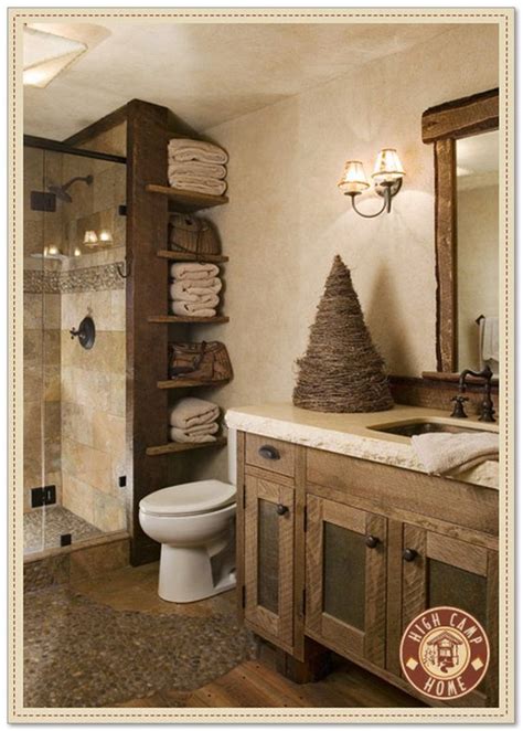Rustic bathroom vanity is one of the most popular bathroom vanity style lately. 99+ Small Master Bathroom Makeover Ideas on a Budget 54 ...