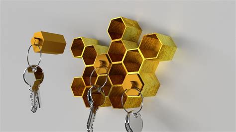 Bee Disigne Key Holder And Chain For 3d Printing 3d Model 3d Printable