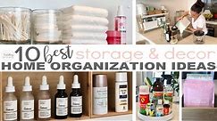 HOME ORGANIZATION TIPS AND HACKS - CLEVER SMALL SPACE STORAGE SOLUTIONS || THE SUNDAY STYLIST