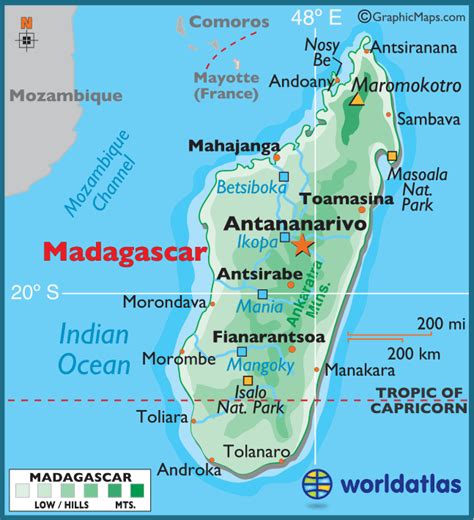 Printpage Map Of Madagascar Madagascar World Thinking Day