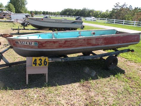 1962 Alumacraft 14 Boat Wtrailer