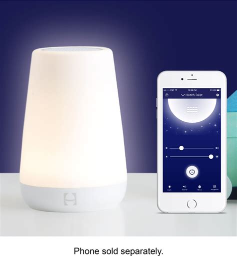 Best Buy Hatch Rest Smart Night Light And Sound Machine With Time To